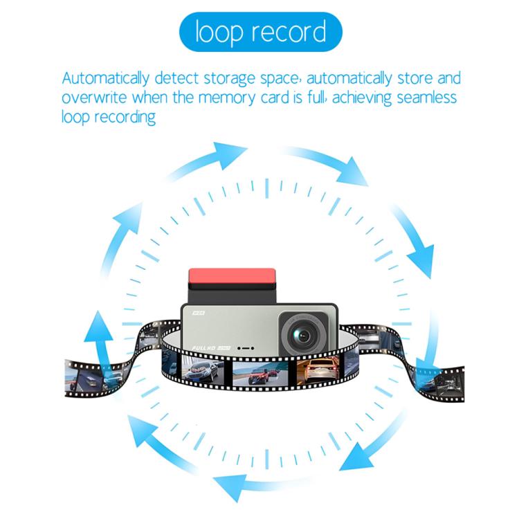 G71 HD 1080P Three-Lens 2.0-Inch Infrared Night Vision Driving Recorder, Spec: No WIFI - Car DVRs by PMc TechLife | Online Shopping South Africa | PMc TechLife | Buy Now Pay Later Mobicred