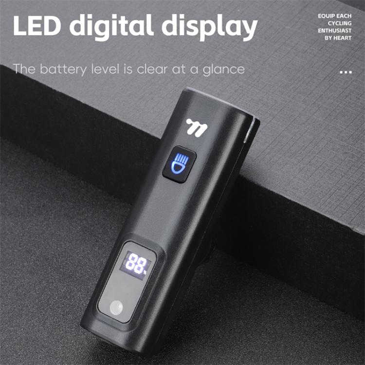 WEST BIKING Bicycle Waterproof TYPE-C Rechargeable High-Brightness Headlight, Style: Regular - Headlights by WEST BIKING | Online Shopping South Africa | PMC TechLife | Buy Now Pay Later Mobicred