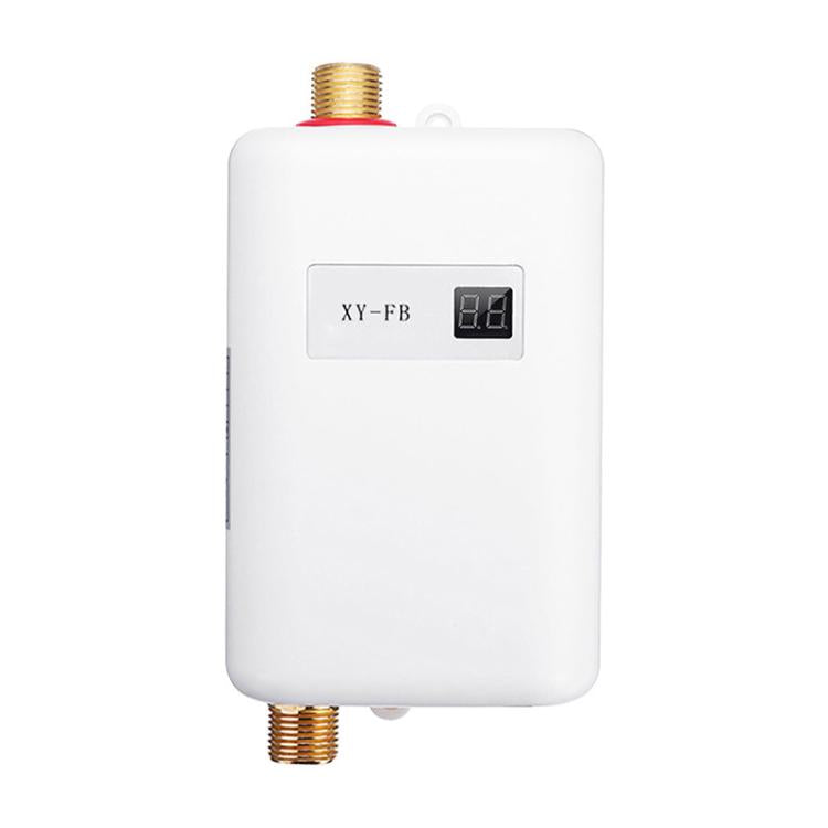 3000W Small Tankless Electric Water Heater For Kitchen Bathroom AU Plug(White) - free shipping - PMC TechLife - Order now!