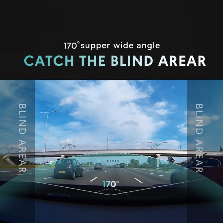 Anytek T3 PRO 2 inch 2K HD Night Vision Car Recorder Hidden Car Camera Front & Rear Dual Recording(Black) - free shipping - PMc TechLife - Order now!