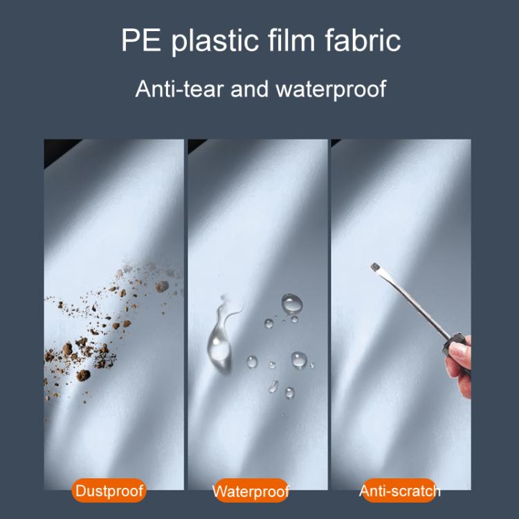 Car PE Film Waterproof And Dustproof Four Seasons Universal Coat Cover, Size: XL(Silver Gray) - PE Material by PMc TechLife | Online Shopping South Africa | PMc TechLife | Buy Now Pay Later Mobicred