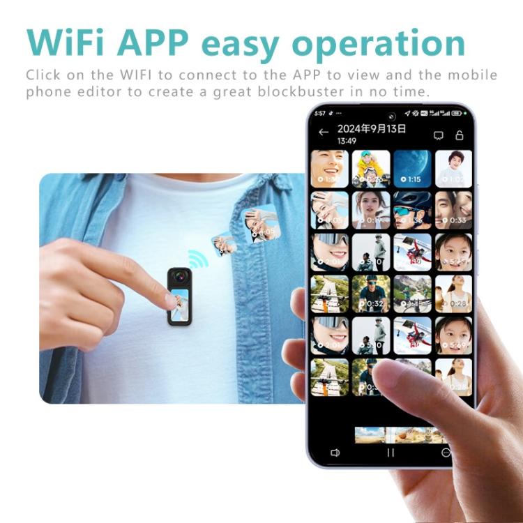 Anytek S70 Magnetic Thumb Sports Camera HD Outdoor Portable Riding Camera(Black) - free shipping - PMC TechLife - Order now!