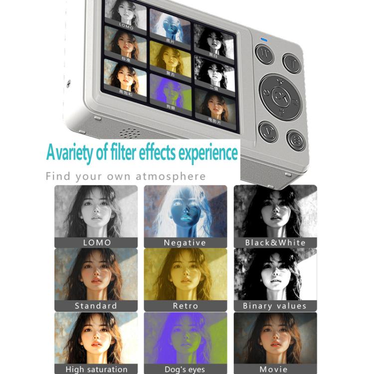 Anytek S7 4K HD Digital Camera Self-Timer Travel Camera Student Kids Card Camera(Pink) - free shipping - PMC TechLife - Order now!