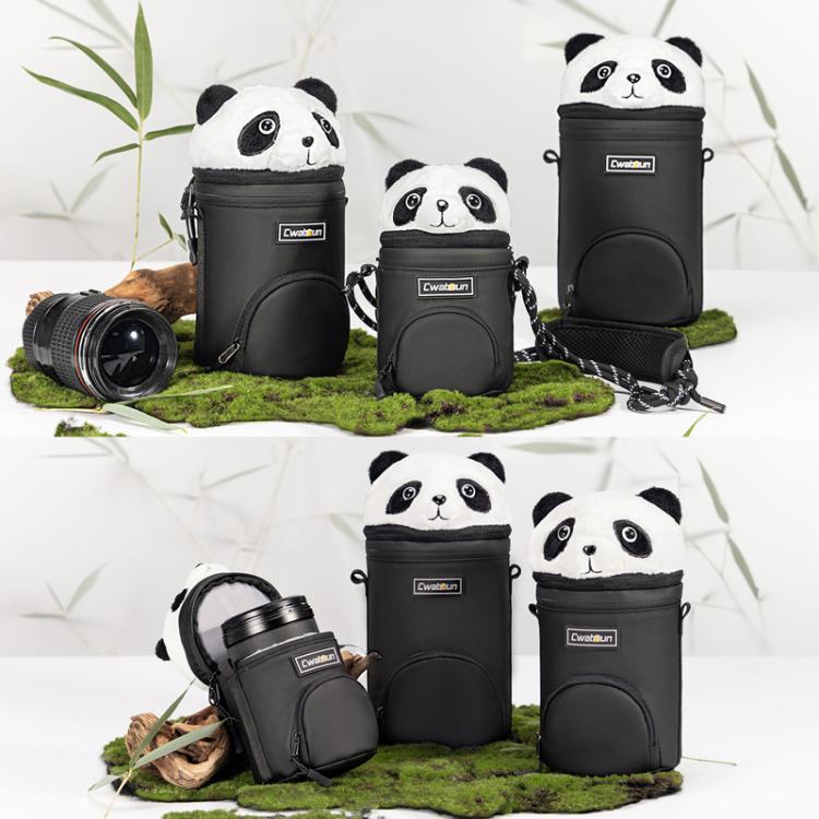 Cwatcun D162 Large Camera Lens Cylinder Cartoon Panda Camera Lens Protective Cover - free shipping - PMC TechLife - Order now!