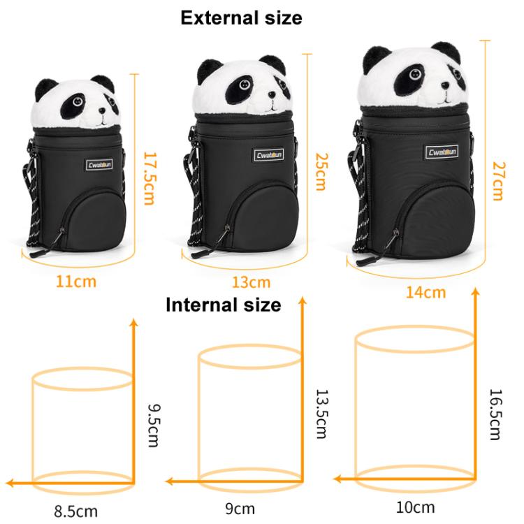 Cwatcun D162 Medium Camera Lens Cylinder Cartoon Panda Camera Lens Protective Cover - free shipping - PMC TechLife - Order now!