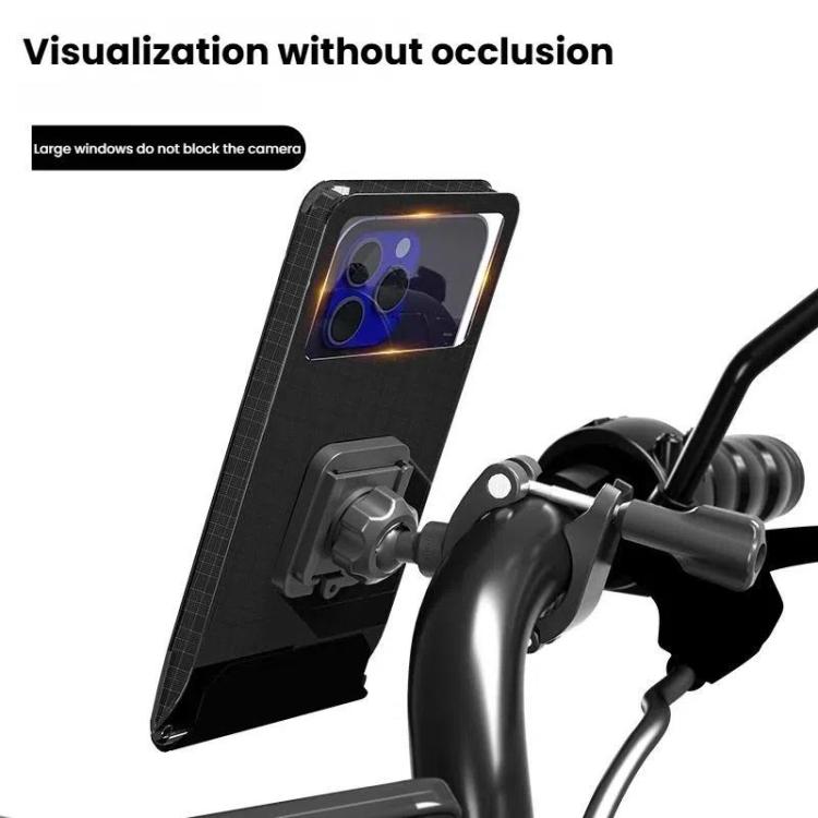 Bicycle Holder Waterproof Pouch Bag Bike Motorcycle Handlebar Mirror Phone Stand Mount, Size: XL - Holders by PMC TechLife | Online Shopping South Africa | PMC TechLife | Buy Now Pay Later Mobicred