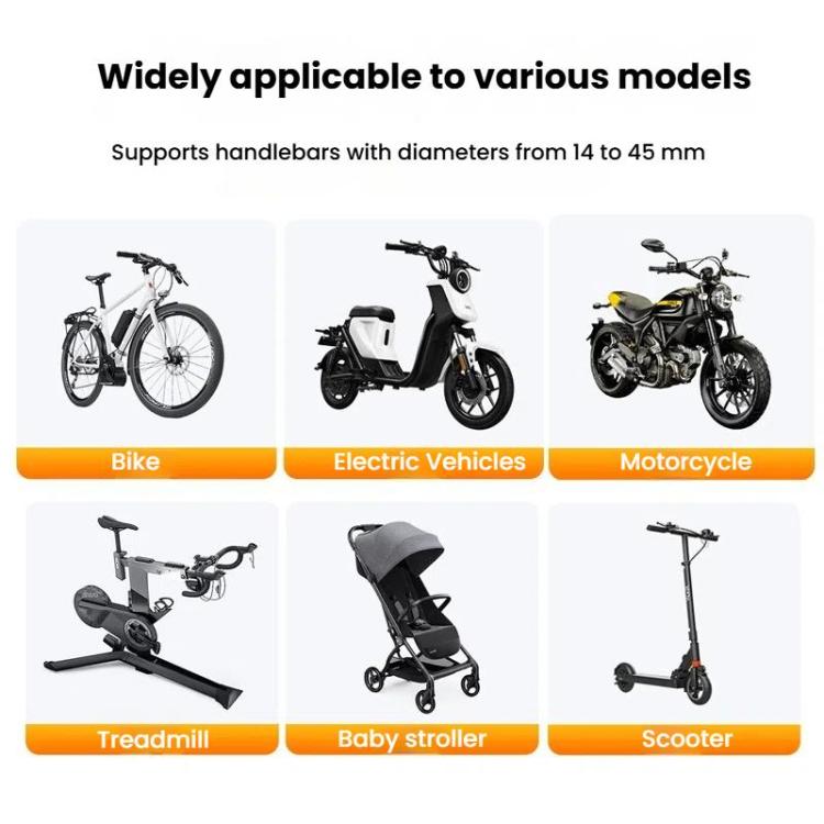 Bicycle Motorcycle Shock Absorption Mobile Phone Holder Gravity Navigation Mount(Red) - Holders by PMc TechLife | Online Shopping South Africa | PMc TechLife | Buy Now Pay Later Mobicred