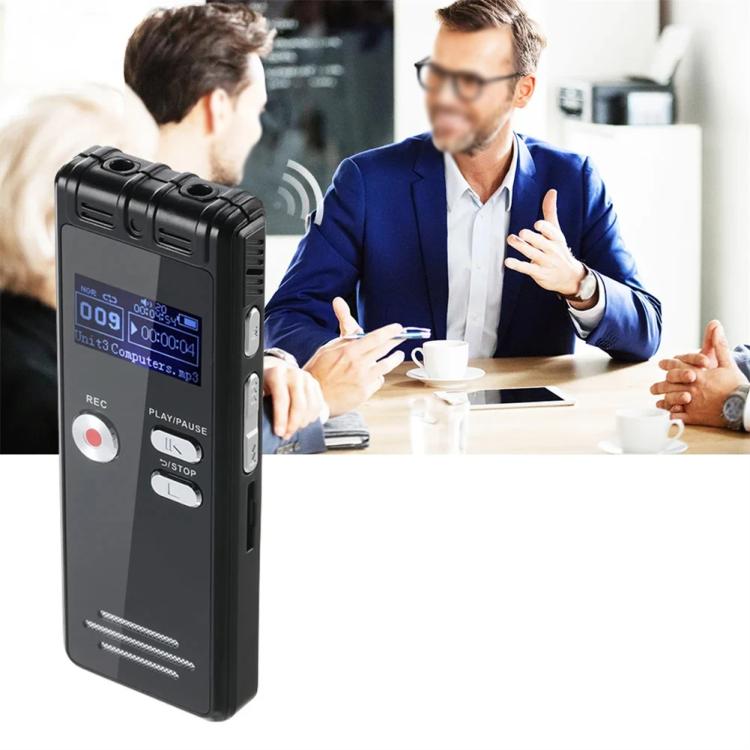 SK6 0.8-inch LED Screen Interview Recorder USB Rechargeable MP3 Player 32GB - Recording Pen by PMC TechLife | Online Shopping South Africa | PMC TechLife | Buy Now Pay Later Mobicred