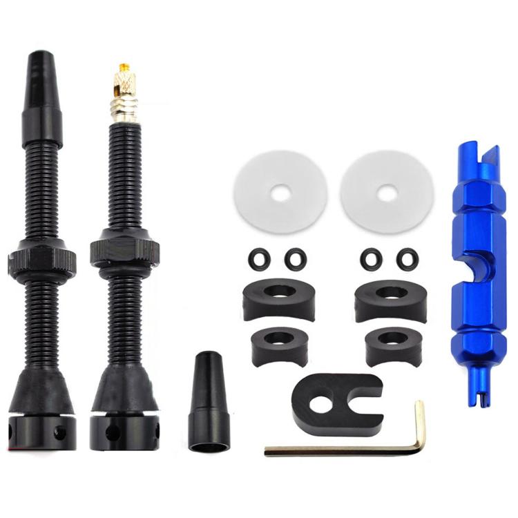 Mountain Road Bike Tubeless French Vacuum Valve, Color: 60mm Black B - Tire Valve Caps by PMC TechLife | Online Shopping South Africa | PMC TechLife | Buy Now Pay Later Mobicred