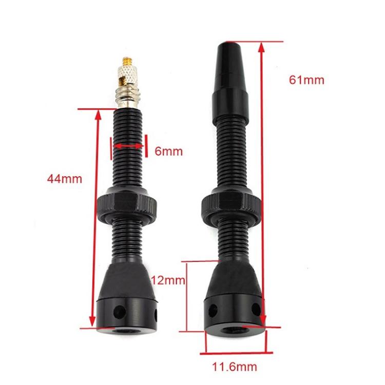 Mountain Road Bike Tubeless French Vacuum Valve, Color: 60mm Red B - Tire Valve Caps by PMC TechLife | Online Shopping South Africa | PMC TechLife | Buy Now Pay Later Mobicred
