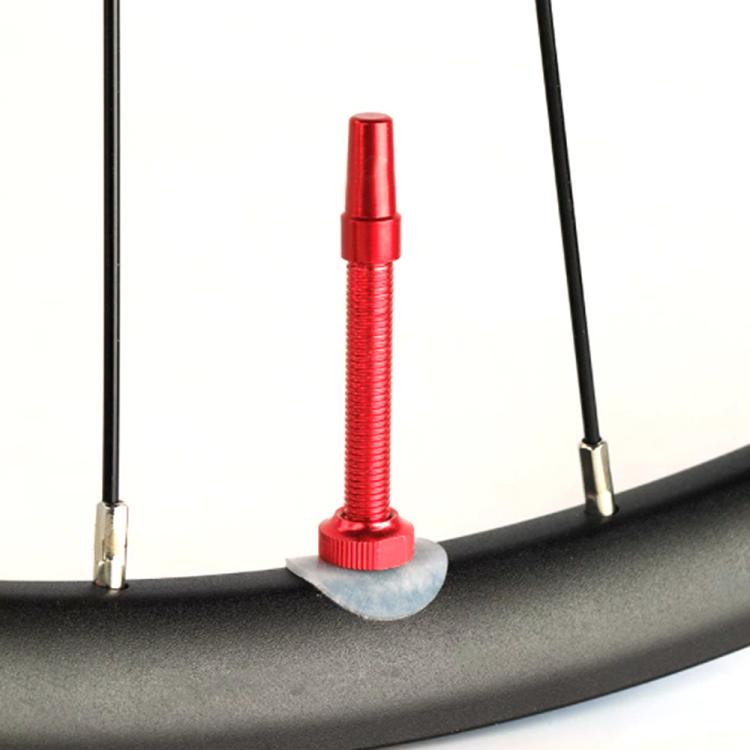 Mountain Road Bike Tubeless French Vacuum Valve, Color: 60mm Red B - Tire Valve Caps by PMC TechLife | Online Shopping South Africa | PMC TechLife | Buy Now Pay Later Mobicred