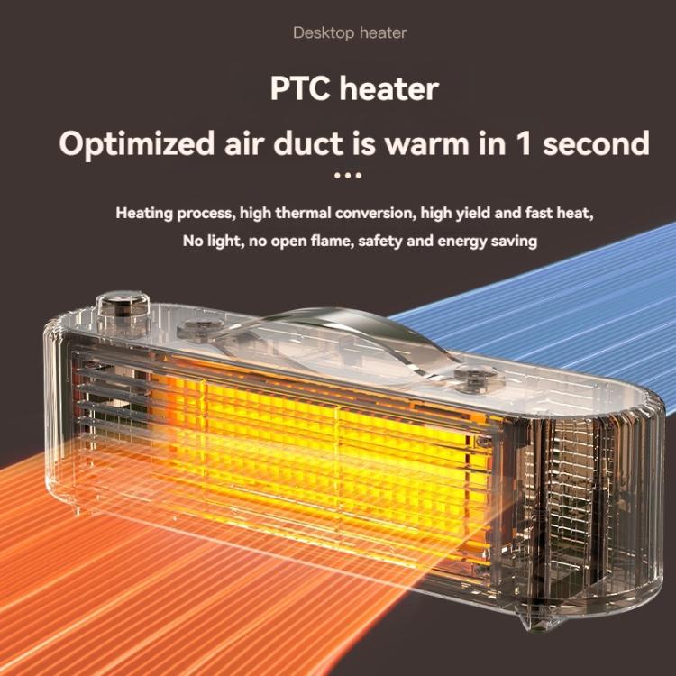 FS007 800W Home Desktop Heater Large Area PTC Heating Device, Spec: EU Plug(White) - Electric Heaters by PMC TechLife | Online Shopping South Africa | PMC TechLife | Buy Now Pay Later Mobicred