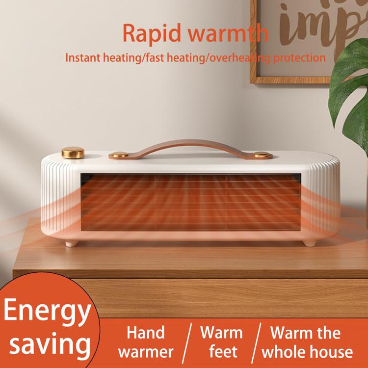 FS007 800W Home Desktop Heater Large Area PTC Heating Device, Spec: US Plug(White) - Electric Heaters by PMC TechLife | Online Shopping South Africa | PMC TechLife | Buy Now Pay Later Mobicred