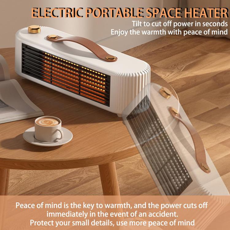 FS007 800W Home Desktop Heater Large Area PTC Heating Device, Spec: US Plug(White) - Electric Heaters by PMC TechLife | Online Shopping South Africa | PMC TechLife | Buy Now Pay Later Mobicred