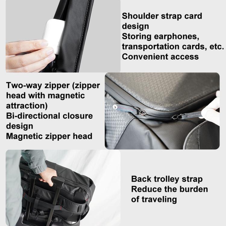 For DJI Flip CYNOVA C-MA-DB-003 Drone Shock And Stress Reduction Duffel Bag(Black) - free shipping - PMC TechLife - Order now!