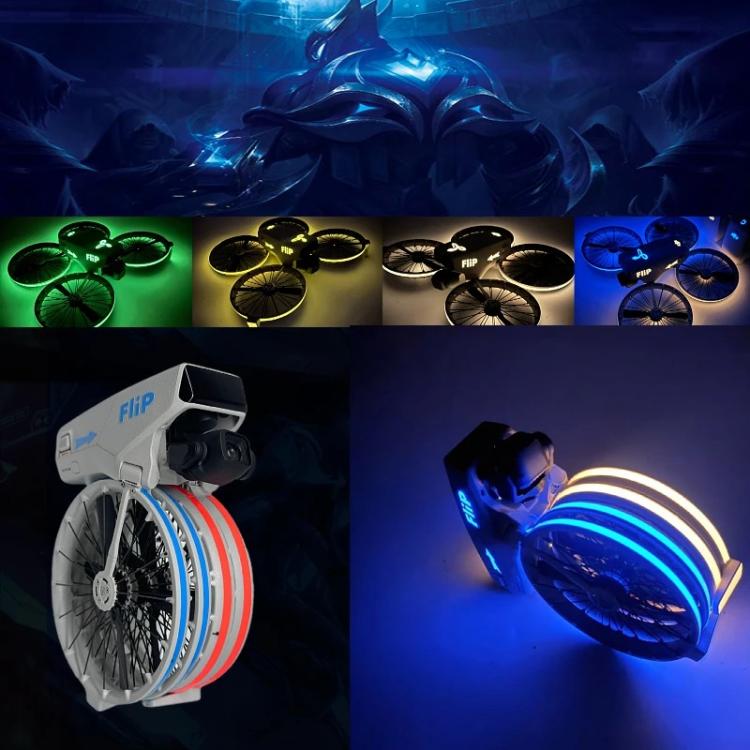 For DJI Flip CQT Drone Light Up Stickers Cool Fuselage Luminous Stickers(Orange) - free shipping - PMC TechLife - Order now!