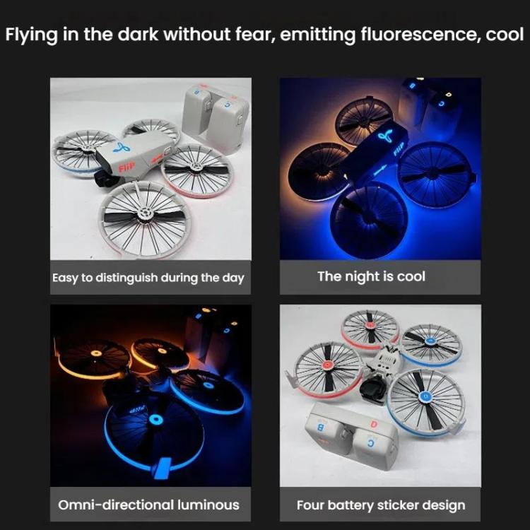 For DJI Flip CQT Drone Light Up Stickers Cool Fuselage Luminous Stickers(Red Blue) - free shipping - PMC TechLife - Order now!