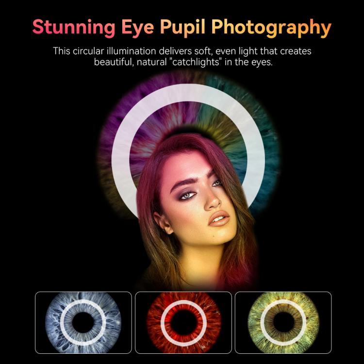 APEXEL APL-FL26 Jewelry Food Still Life Tri-color 9-speed Slim Ring Macro Photography Fill Light - free shipping - PMc TechLife - Order now!