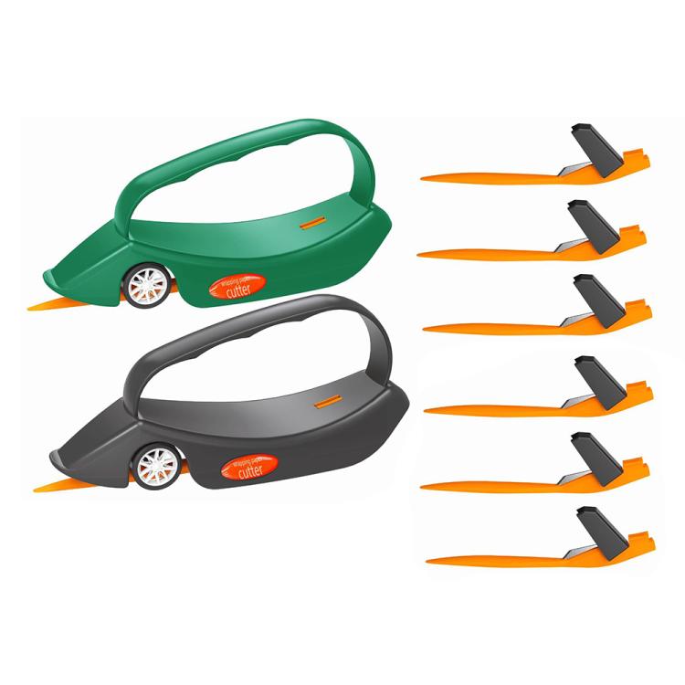 NBJ1 Roll Wrapping Paper Cutter with Handle Paper Cutter(Black) - Tools by PMc TechLife | Online Shopping South Africa | PMc TechLife | Buy Now Pay Later Mobicred