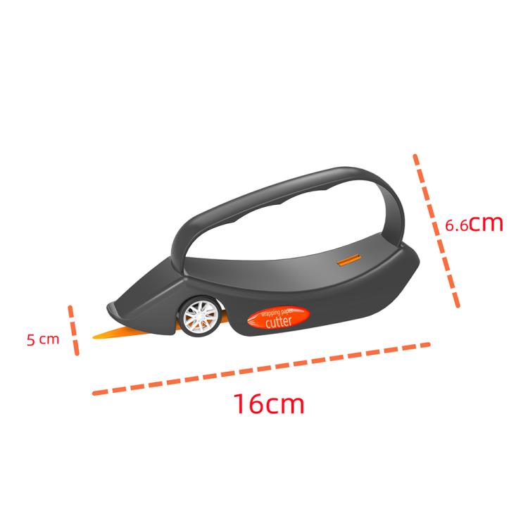 NBJ1 Roll Wrapping Paper Cutter with Handle Paper Cutter(Black) - Tools by PMc TechLife | Online Shopping South Africa | PMc TechLife | Buy Now Pay Later Mobicred