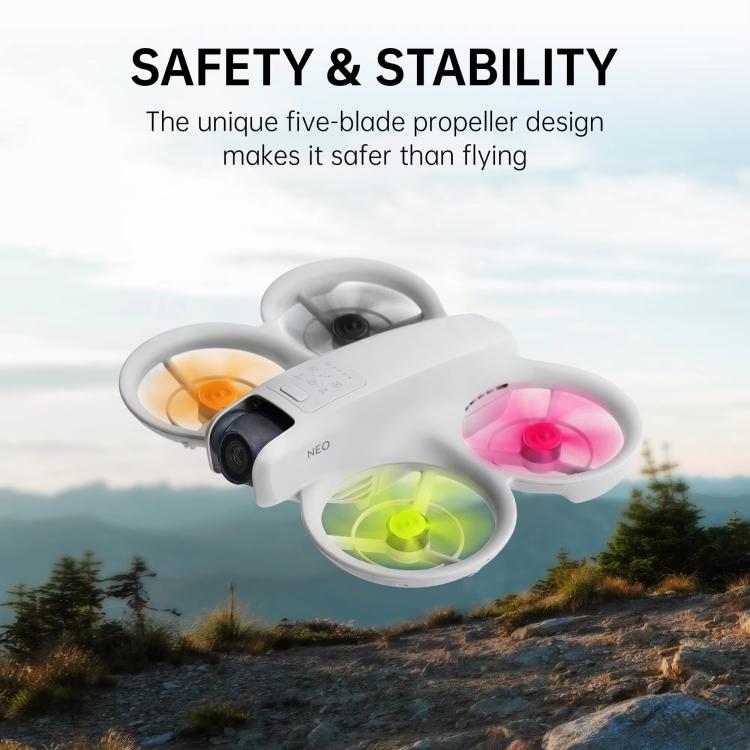1pair For DJI Neo RCSTQ Drone 5 Blade Paddle Quick Release Replacement Blade(Pink) - DIY Propeller by RCSTQ | Online Shopping South Africa | PMc TechLife | Buy Now Pay Later Mobicred