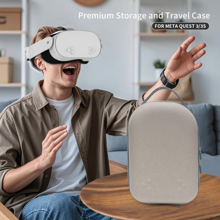 For Meta Quest 3S / 3 VR Headset JYS Storage Bag Handbag(Black and White) - free shipping - PMC TechLife - Order now!