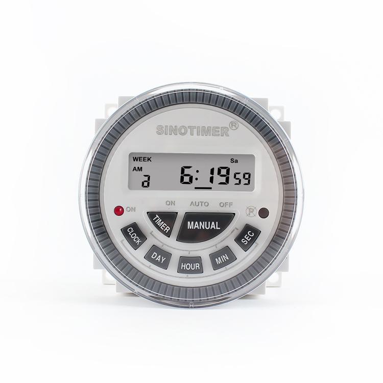 SINOTIMER TM-619sH-4 12VDC 10A Digital 7-Day Timer Switch Second Control Timer - free shipping - PMc TechLife - Order now!