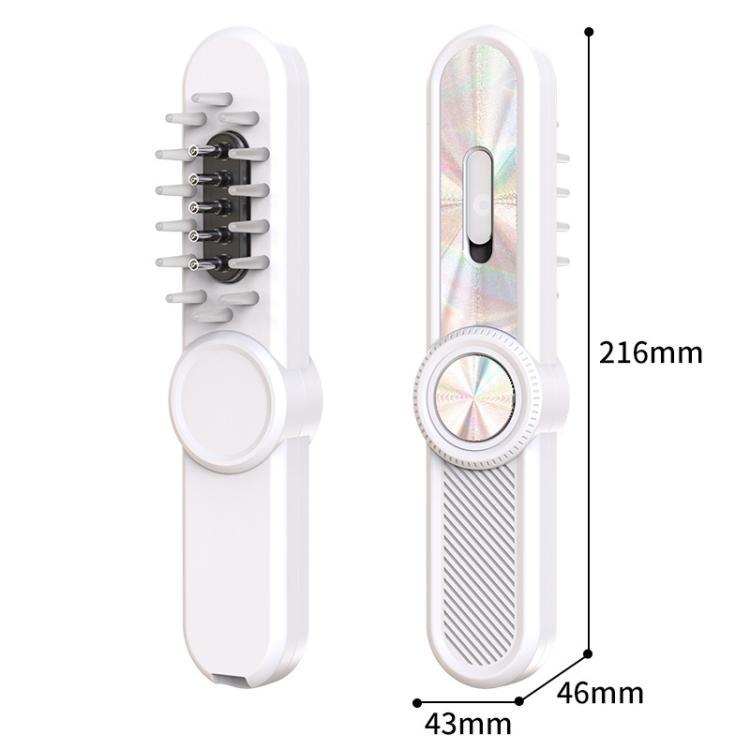 Hair Oil Applicator Roller Ball Red / Blue Light Electric Massage Comb Hair Regrowth Conductive Comb(Black) - free shipping - PMC TechLife - Order now!