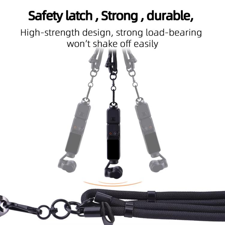 BRDRC Sport Camera Lanyard With 1/4 inch Screw Anti-Lost Crossbody Rope Accessory(Pink) - Camera Strap by BRDRC | Online Shopping South Africa | PMc TechLife | Buy Now Pay Later Mobicred