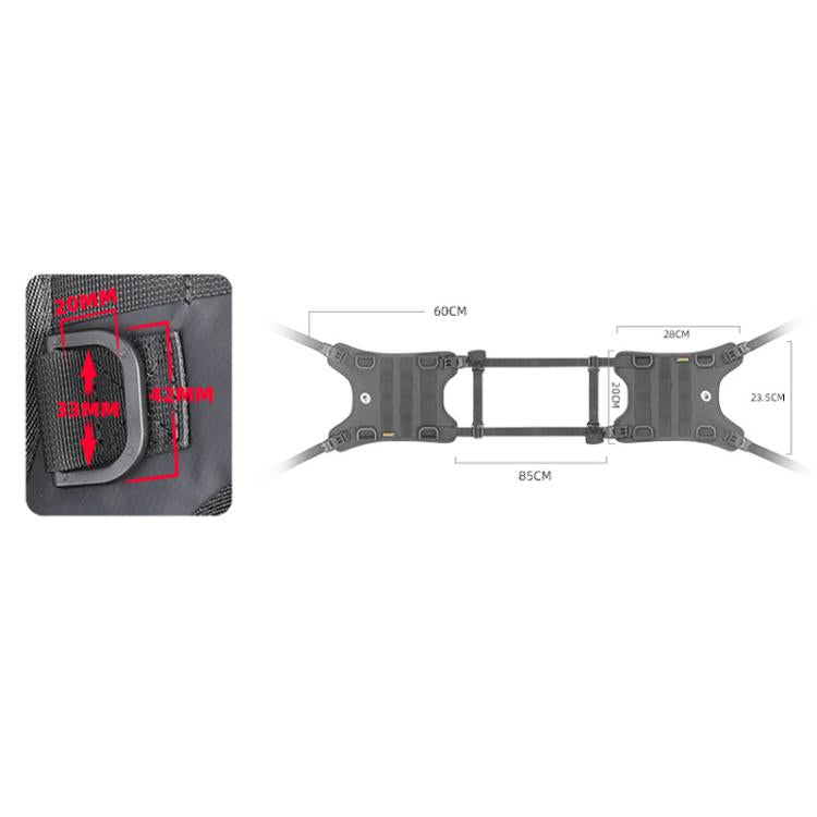 Rhinowalk MTR001B Outdoor Riding Motorcycle Fuel Tank Double-side Storage Hanging Bags(Black) - free shipping - PMc TechLife - Order now!