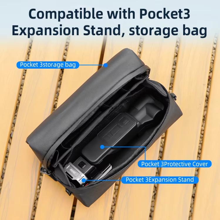 For DJI OSMO Pocket 3 BRDRC Lens Cap Camera Case Screen Protector Accessories(Blue) - free shipping - PMC TechLife - Order now!