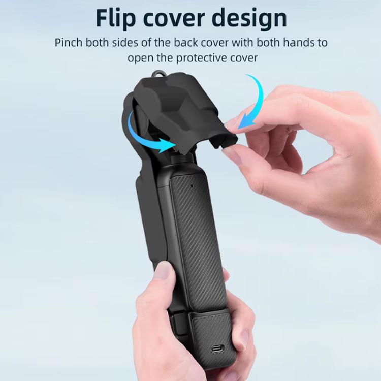 For DJI OSMO Pocket 3 BRDRC Lens Cap Camera Case Screen Protector Accessories(Blue) - free shipping - PMC TechLife - Order now!