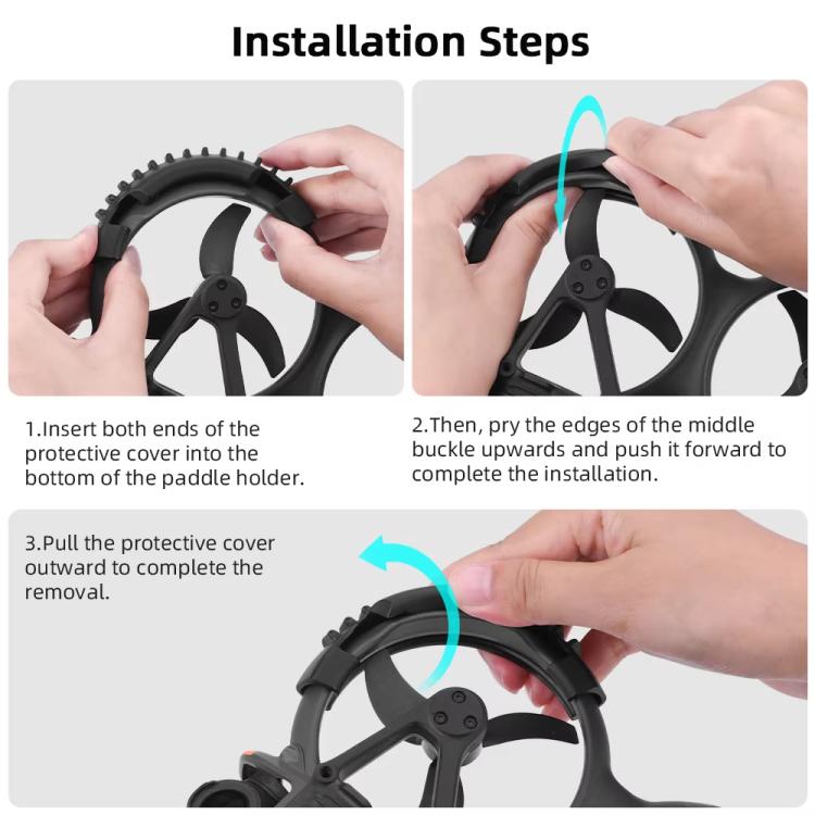 For DJI Avata 2 BRDRC 4pcs Paddle Protection Bumper Rings(Green) - free shipping - PMC TechLife - Order now!