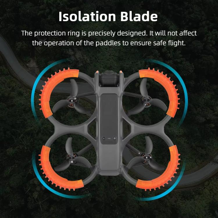 For DJI Avata 2 BRDRC 4pcs Paddle Protection Bumper Rings(Green) - free shipping - PMC TechLife - Order now!