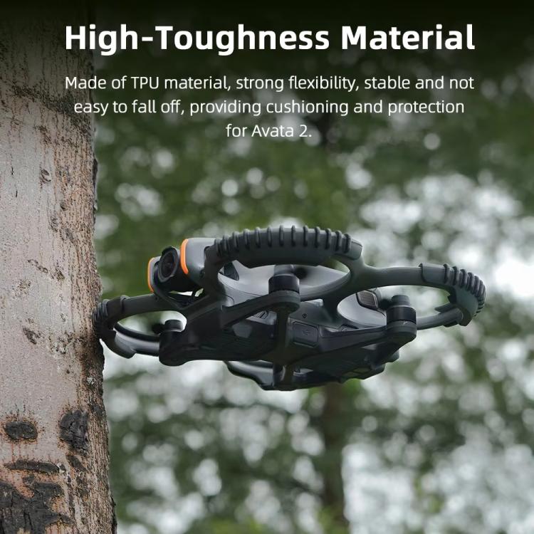 For DJI Avata 2 BRDRC 4pcs Paddle Protection Bumper Rings(Orange) - free shipping - PMC TechLife - Order now!