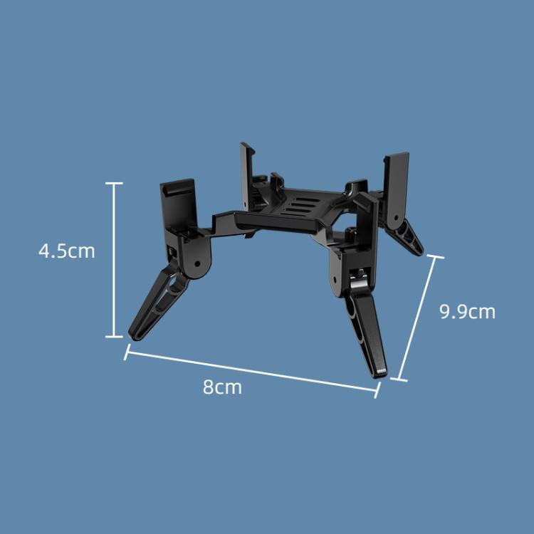 For DJI Avata 2 BRDRC Folding Height Enhanced Landing Gear Gimbal Protective Kickstand(Black Orange) - free shipping - PMC TechLife - Order now!