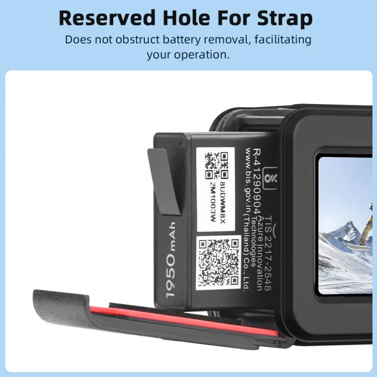 For DJI Osmo Action 3 / 4 / 5 Pro Flymile Silicone Cover Sport Camera Lens Drop Cases(Blue) - free shipping - PMC TechLife - Order now!