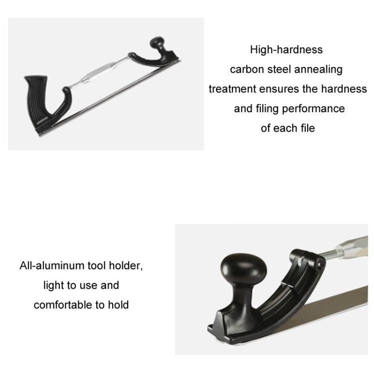 Body Sheet Metal Data Restoration Grinding File, Specifications: Tool Holder + Curved Blade Middle Teeth - Sheet Metal Tools by PMc TechLife | Online Shopping South Africa | PMc TechLife | Buy Now Pay Later Mobicred