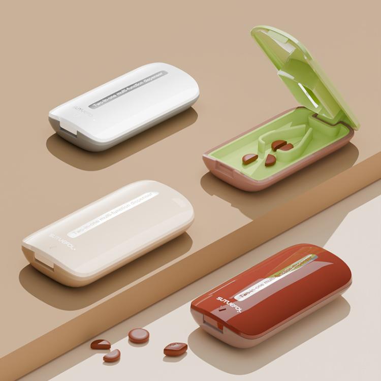 Lightweight Pill Cutter Box Portable Tablet Cutting Dispensing Pill Box(Angel White) - free shipping - PMC TechLife - Order now!