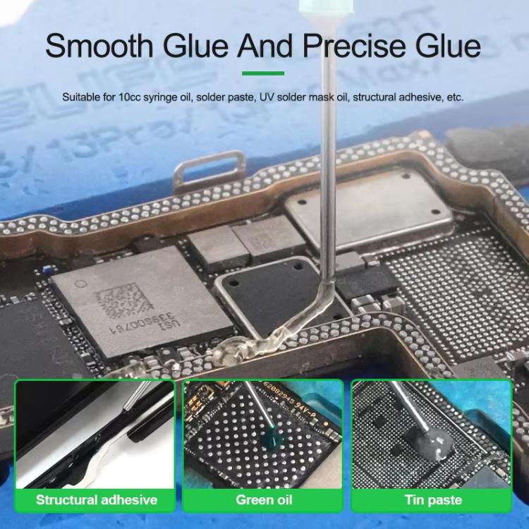 RELIFE RL-062C 3-5CC Manual Glue Tapper Cell Phone Repair Motherboard Soldering Oil Syringe Booster Tin Paste Syringe Pusher - free shipping - PMc TechLife - Order now!