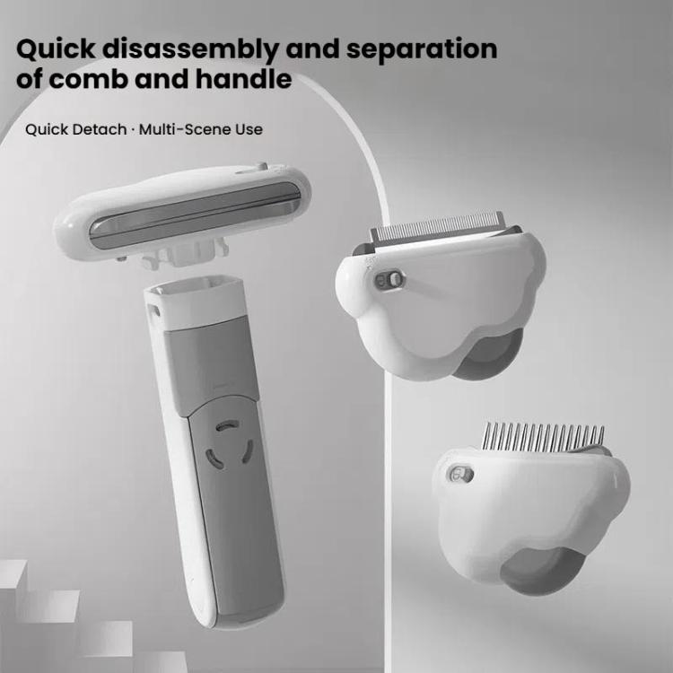 3-in-1 Pet Grooming Comb Sticky Roller for Cats and Dogs, Removes Loose Hair, Detangles, Spec: Small Curved - Brushes & Combs by PMC TechLife | Online Shopping South Africa | PMC TechLife | Buy Now Pay Later Mobicred