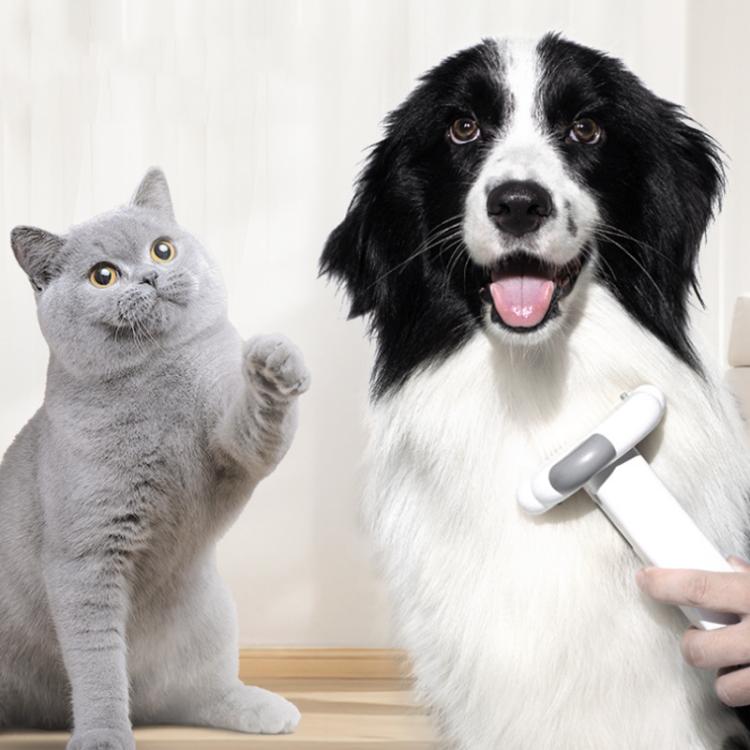 3-in-1 Pet Grooming Comb Sticky Roller for Cats and Dogs, Removes Loose Hair, Detangles, Spec: Large Curved - Brushes & Combs by PMC TechLife | Online Shopping South Africa | PMC TechLife | Buy Now Pay Later Mobicred