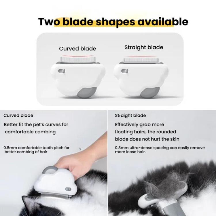 3-in-1 Pet Grooming Comb Sticky Roller for Cats and Dogs, Removes Loose Hair, Detangles, Spec: Small Curved - Brushes & Combs by PMC TechLife | Online Shopping South Africa | PMC TechLife | Buy Now Pay Later Mobicred