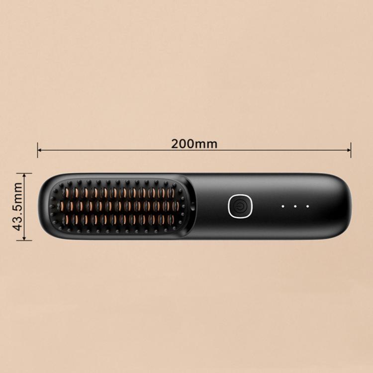Negative Ion Hair Care Wireless Hair Straightener Portable Straight and Curly Hair Straightener(Ivory White) - free shipping - PMC TechLife - Order now!