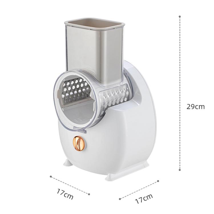 CY-661 3-in-1 Kitchen Multifunctional Roller Electric Vegetable Cutter, Spec: White EU Plug - Cutter & Peeler by PMc TechLife | Online Shopping South Africa | PMc TechLife | Buy Now Pay Later Mobicred