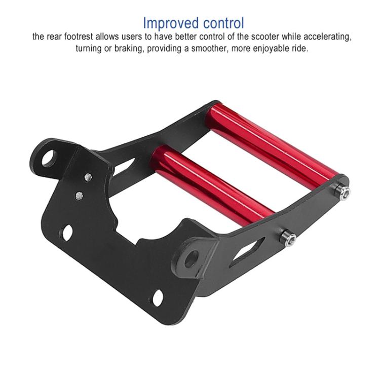 For KUGOO M4 Electric Scooter Rear Foot Support Handle Bar Rear Bracket Accessories(Black) - Accessories & Parts by PMc TechLife | Online Shopping South Africa | PMc TechLife | Buy Now Pay Later Mobicred