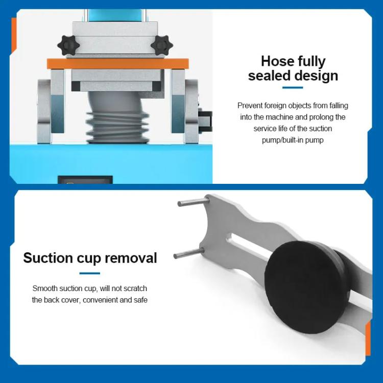 SUNSHINE S-918F Plus 5 In 1 Curved Screen Separator Mobile Phone LCD Screen Repair Separator Heating Platform(EU Plug) - free shipping - PMC TechLife - Order now!