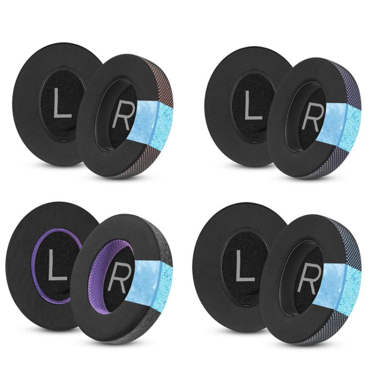 For Bose NC700 Headphone 1pair Ice Gel Ear Pads Earmuffs Protective Cover(Honeycomb Ice Black Blue) - free shipping - PMc TechLife - Order now!