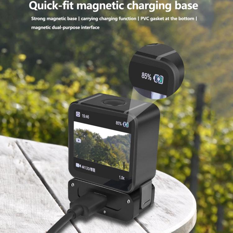 For DJI Osmo Action 2 Camera Magnetic Charging Base with 1/4 Inch & Arri Hole, Spec: Set B - free shipping - PMC TechLife - Order now!