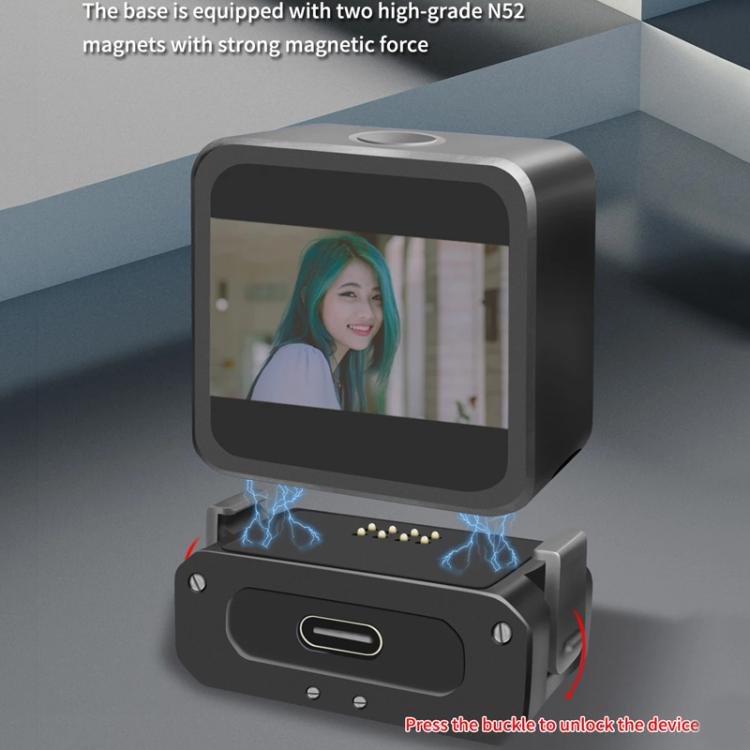 For DJI Osmo Action 2 Camera Magnetic Charging Base with 1/4 Inch & Arri Hole, Spec: Set A - free shipping - PMC TechLife - Order now!